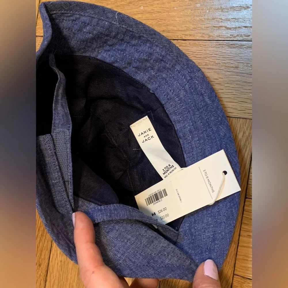 NWT JANIE AND JACK LINEN CAP